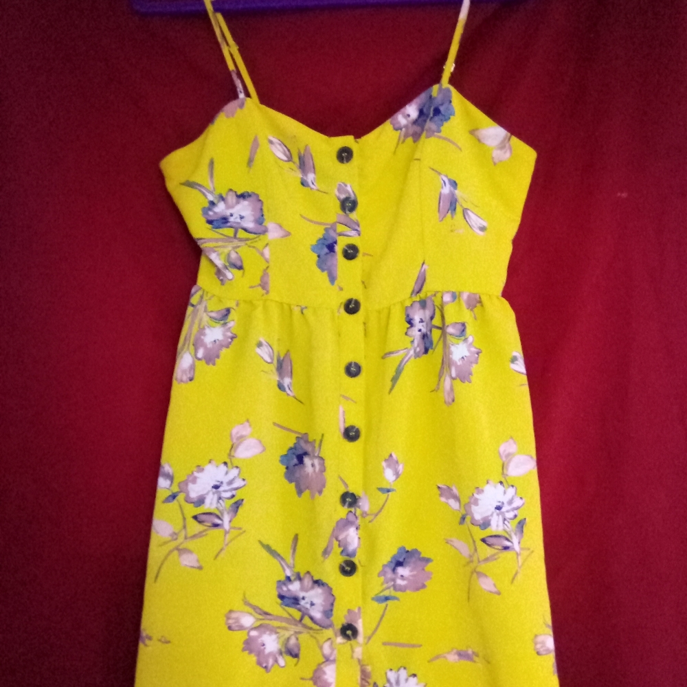 Floral print dress